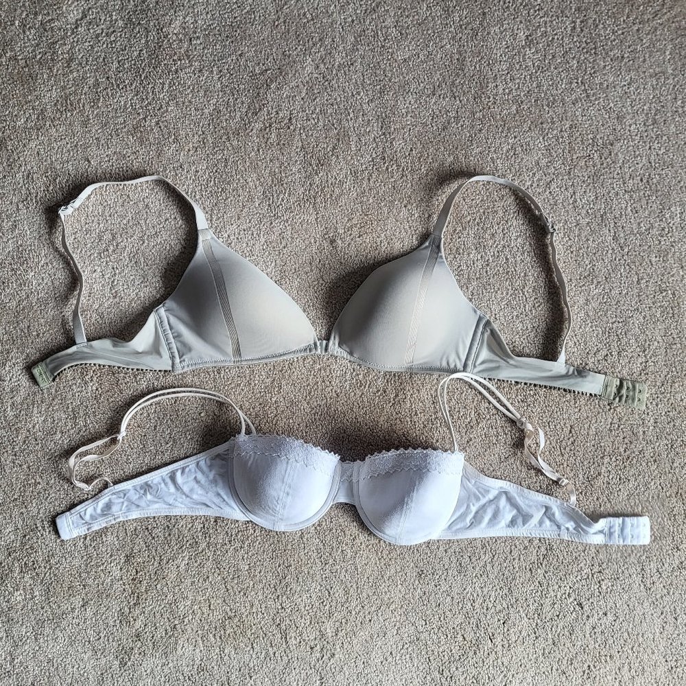 DKNY & Calvin Klein Bras 34C set of 2